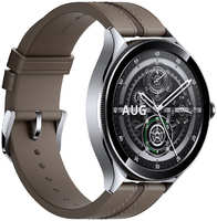 Умные часы Xiaomi Watch 2 Pro Silver Case with Leather Strap (M2234W1/BHR7216GL)