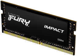 Модуль памяти Kingston Fury Impact DDR4 SO-DOMM 2666MHz PC-21300 CL15 - 16Gb KF426S15IB1 / 16