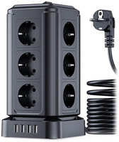 Сетевой фильтр Ritmix RM-2124 12 Sockets 2m Black