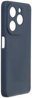 Чехол Zibelino для Infinix Hot 40i 4G  /  Smart 8 4G Soft Matte с микрофиброй Blue ZSMF-INF-H40I-BLU