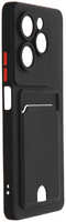 Чехол Neypo для Infinix Hot 40  /  Hot 40 Pro Pocket Matte Silicone с карманом Black NPM75696
