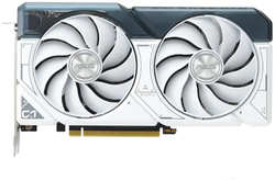 Видеокарта ASUS GeForce RTX 4060 Ti 8GB White 2595Mhz PCI-E 4.0 8192Mb 18000Mhz 128 bit HDMI 3xDP DUAL-RTX4060TI-O8G-WHITE  /  90YV0J42-M0NA00