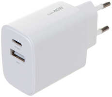 Зарядное устройство Ergolux USB+Type-C White ELX-PA04QC-C01