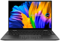Ноутбук ASUS ZenBook 14 Flip OLED UN5401QA-KN219 90NB0V31-M00AL0 (AMD Ryzen 7 5800H 3.2GHz / 16384Mb / 1Tb SSD / No ODD / AMD Radeon Graphics / Wi-Fi / Cam / 14 / 2880x1800 / DOS)