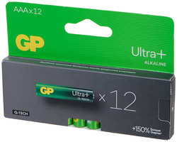 Батарейка AAA - GP Ultra Plus Alkaline 24А 24AUPA21-2CRB12 96 / 768 (12 штук)