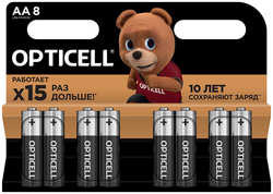 Батарейка AA - Opticell Basic LR6 BL8 (8 штук) 5051008