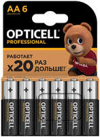 Батарейка AA - Opticell Professional LR6 BL6 (6 штук) 5052003