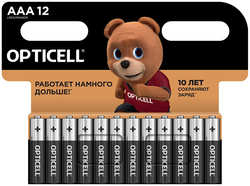 Батарейка AAA - Opticell Basic LR03 BL12 (12 штук) 5051011