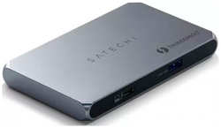 Хаб USB Satechi Thunderbolt 4 Slim Hub Pro Space Grey ST-HT4SHM-EU