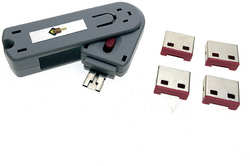 Блокировка USB портов Esterra ELock4 4шт 45538