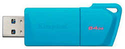 USB Flash Drive 64Gb - Kingston DataTraveler Exodia M Neon Aqua KC-U2L64-7LB