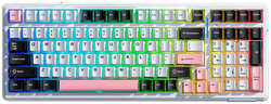 Клавиатура Aula F99 White-Black-Pink