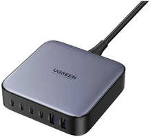 Зарядное устройство Ugreen CD271 2xUSB-A + 4xUSB-C 200W Black 40914