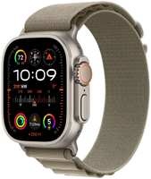Умные часы APPLE Watch Ultra 2 GPS + Cellular 49mm Titanium Case with Olive Alpine Loop - Small MREX3 / MRFH3
