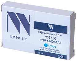 Картридж NV Print 933XLC (схожий с HP NV-CN054AE) Cyan для HP Officejet 6100 / 6600 / 6700 / 7110 / 7510 / 7610 / 7612