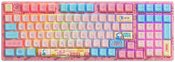 Клавиатура Akko 3098B Doraemon Macaron 3 Hot Swap CS Jelly Blue Switch Cherry 300981