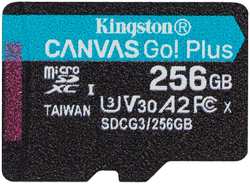 Карта памяти 256Gb - Kingston MicroSDHC 170R A2 U3 V30 Canvas Go Plus SDCG3/256GBSP