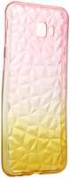 Чехол Krutoff для Huawei P8 Lite Crystal Silicone Yellow-Pink 12274