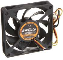 Вентилятор ExeGate ExtraSilent 70x70x15mm 2500RPM ES07015S3P