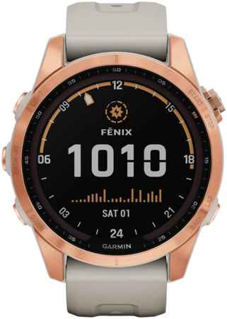 Часы Garmin Fenix 7S Solar Розовое золото 23060542