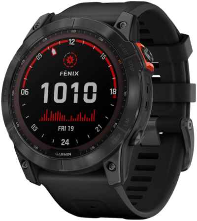 Часы Garmin Fenix 7X Solar Slate Серые