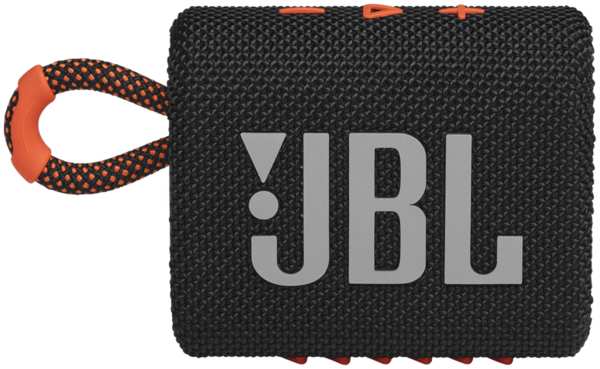 Портативная акустическая система JBL GO 3 Black/Orange 23181042