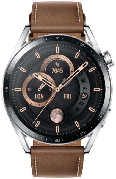 Часы HUAWEI WATCH GT 3 Classic Jupiter-B29V 46mm Коричневые 23209893