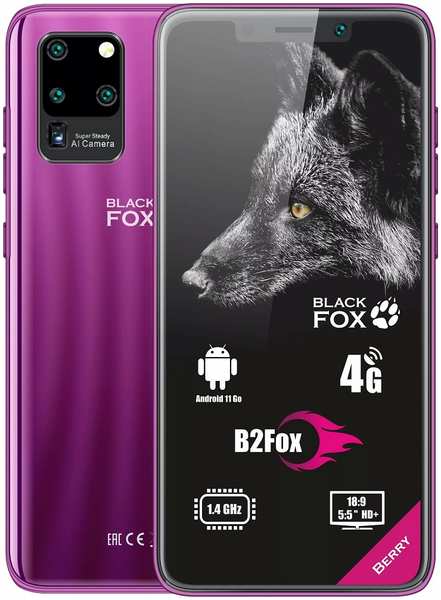 Смартфон Fox B2 Fox 1/8Gb Berry