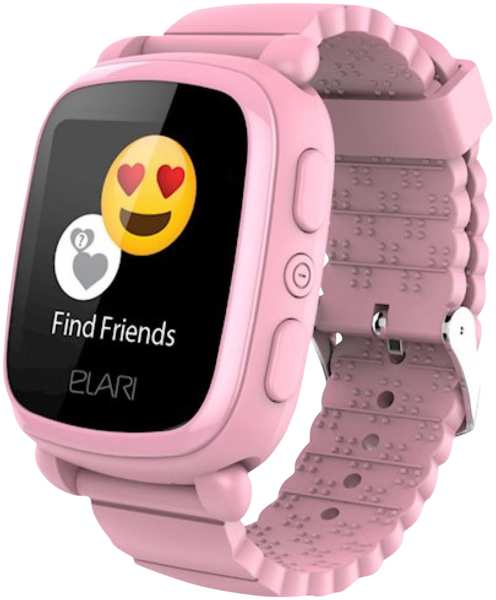 Детские часы Elari KidPhone 2 с GPS трекером Pink 23743296