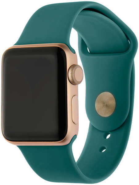Ремешок для умных часов InterStep Sport Apple Watch 42/44мм силиконовый Green 23779890