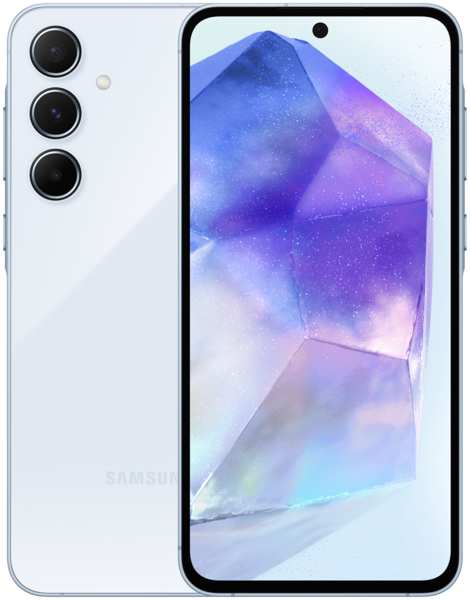 Смартфон Samsung Galaxy A55 8/128 Гб 5G Голубой 23901642