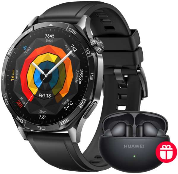 Часы HUAWEI Watch GT 5 Vili 46мм Черные 23930050