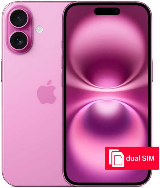 Смартфон Apple iPhone 16 Plus 128Gb SIM + SIM Pink 23933373