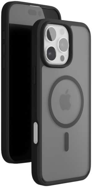 Чехол-накладка VLP Haze Case с MagSafe для iPhone 16 Pro Max матовый черный 23934336