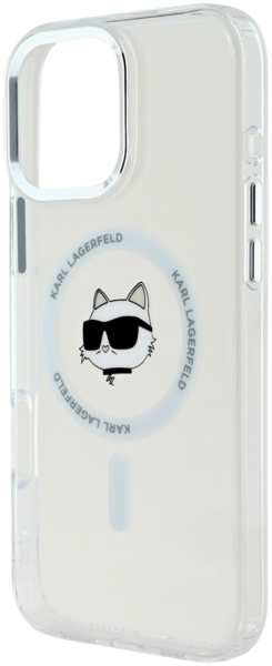 Чехол-накладка Karl Lagerfeld iPhone 16 Pro Max MAGSAFE IML CASE METAL CAMERA FRAME AND BUTTONS CHOUPETTE HEAD PRINTED