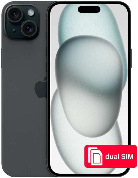 Смартфон Apple iPhone 15 Plus 128Gb SIM + SIM Черный 23945753