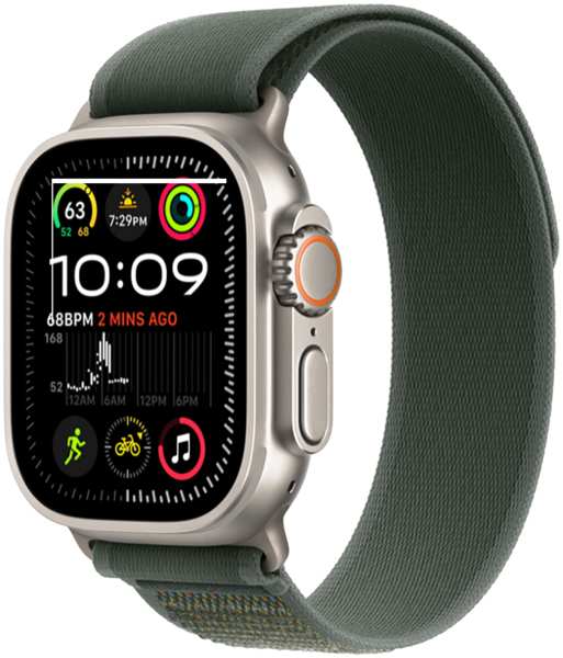 Часы Apple Watch Ultra 2 (2024) Natural Titanium +ремешок Trail Loop