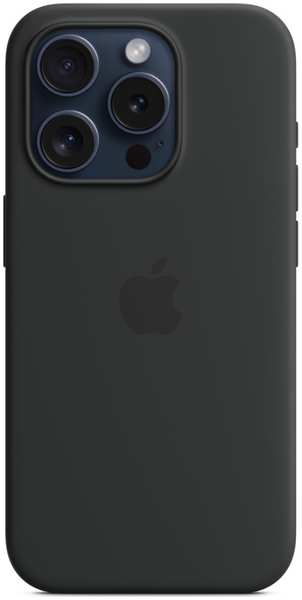 Чехол-накладка Apple iPhone 15 Pro Max Silicone Case with MagSafe Черный 23967726