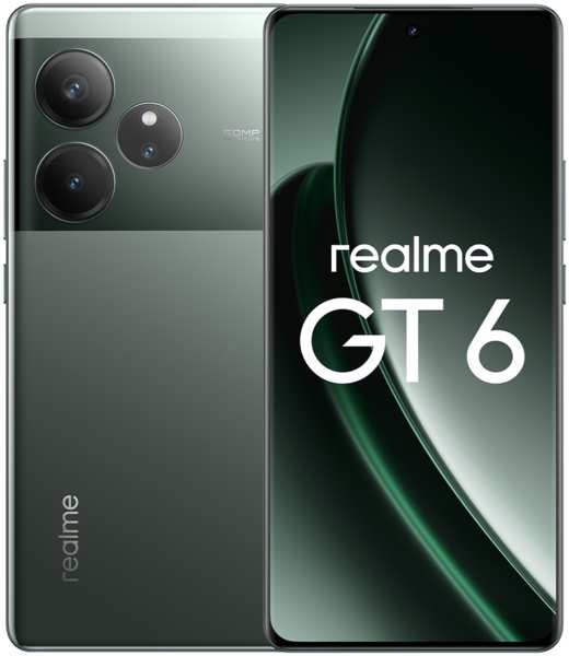 Смартфон realme GT 6 16/512 Гб Зеленый туман 23992210