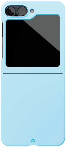 Чехол-накладка VLP Flex Case для Samsung Galaxy Z Flip6 Голубой 23992672