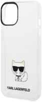 Чехол-накладка Karl Lagerfeld iPhone 14 Choupette Body Logo and Camera Outline KLHCP14SCTTR