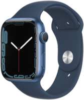 Часы Apple Watch Series 7 GPS 45мм корпус из алюминия синий + ремешок Синий (MKN83RU / A) (MKN83RU/A)