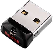 USB Flash SanDisk 16Gb USB2.0 Cruzer Fit Silver/ (SDCZ33-016G)