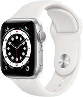 Часы Apple Watch Series 6 GPS 40мм корпус из алюминия серебряный + ремешок (MG283RU/A)