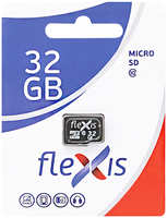 Карта памяти MicroSD FLEXIS 32GB Class10 без адаптера Black (FX32GMSDHC10)