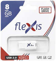 USB Flash FLEXIS 8GB USB2.0 RW-109 White