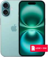 Смартфон Apple iPhone 16 Plus 512Gb eSIM + SIM Teal