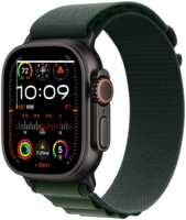 Часы Apple Watch Ultra 2 (2024) Black Titanium +ремешок Alpine Loop dark green (L)