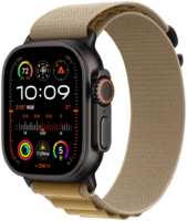 Часы Apple Watch Ultra 2 (2024) Black Titanium +ремешок Alpine Loop tan