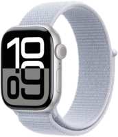 Часы Apple Watch Series 10 GPS 42мм корпус из алюминия Silver+ремешок Sport Loop blue cloud